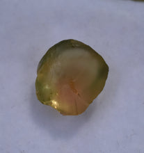 Load image into Gallery viewer, Glowing Bi-Color Tourmaline Facet Rough - Deep Peachy, and Lemon-Lime - 6.15 ct.