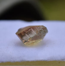 Load image into Gallery viewer, Glowing Bi-Color Tourmaline Facet Rough - Deep Peachy, and Lemon-Lime - 6.15 ct.