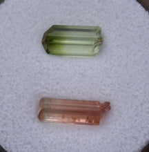 Load image into Gallery viewer, Pair of Small Unique Tourmaline Crystals from Rubaya Mine, DRC - 1.322 grams