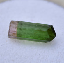 Load image into Gallery viewer, Unusual Bi-Color Tourmaline Crystal - CLEAN - Chisel-Point Termination - 3.5 ct.