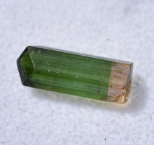 Load image into Gallery viewer, Unusual Bi-Color Tourmaline Crystal - CLEAN - Chisel-Point Termination - 3.5 ct.