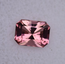 Load image into Gallery viewer, Brilliant Dichroic Tourmaline Gemstone from Brazil - Bubblegum Pink and Peach - 1.1 ct.
