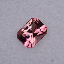 Load image into Gallery viewer, Brilliant Dichroic Tourmaline Gemstone from Brazil - Bubblegum Pink and Peach - 1.1 ct.