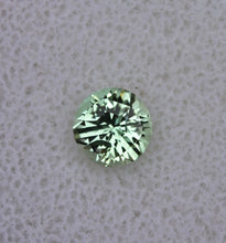 Load image into Gallery viewer, Custom Round Vanadium Kornerupine Gemstone - 1.345 ct. Unique Design, and EYE CLEAN - by Scott Maier