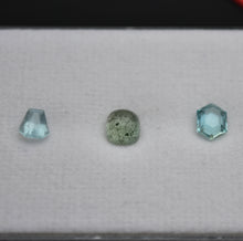 Load image into Gallery viewer, Mixed Set of Tanzania Sapphire - Tablet; Salt + Pepper Cab; Silky Gem - 1.39 ct.