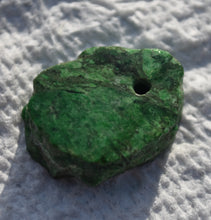 Load image into Gallery viewer, Maw Sit-Sit - Drilled Pendant - Carving / Cabbing Blank - Carve Your Own Fancy Jade!  7.2 grams