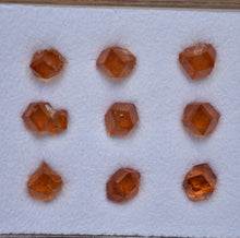 Load image into Gallery viewer, Perfect Spessartine Garnets from Nigeria - Excellent Color and Clarity - Avg. 1.2 ct. ea.