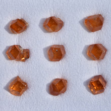 Load image into Gallery viewer, Perfect Spessartine Garnets from Nigeria - Excellent Color and Clarity - Avg. 1.2 ct. ea.