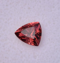 Load image into Gallery viewer, 2024 Tanga Rhodolite Garnet - Bright Cheerful Orangey-Red Shield Shape - 1.2 ct.