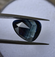 Load image into Gallery viewer, Rose-Cut Sapphire with Color Zoning and Reflective Trapiche Flashes - 3.83 ct.