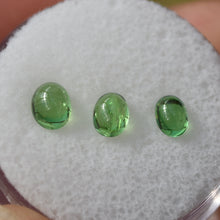 Load image into Gallery viewer, Tsavorite Garnet Cabochon Set (3) - 1.61 ctw.