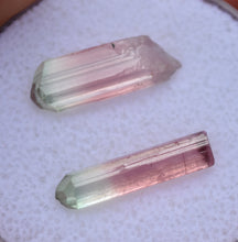 Load image into Gallery viewer, CLASSIC Watermelon Colored Tourmalines (2) - EXTRA Juicy - 4.865 ctw. - Rubaya Mine, DRC