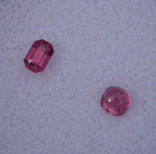 Load image into Gallery viewer, Winza Ruby Set - Cut from the SAME Crystal! Faceted Gem by Scott Maier  -  0.77 ctw.