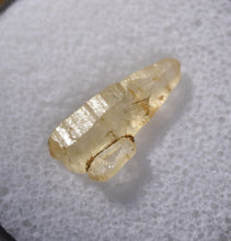 Load image into Gallery viewer, Yellow Sapphire Crystal - Double Terminated Alluvial Gem with Sidecar - Ratnapura, Sri Lanka - 5.27 ct.