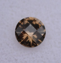 Load image into Gallery viewer, Dusty Pinkish Bronze Zircon Checker Top Brilliant Gemstone - 1.55 ct.