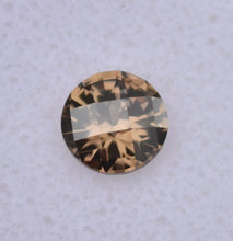 Load image into Gallery viewer, Dusty Pinkish Bronze Zircon Checker Top Brilliant Gemstone - 1.55 ct.