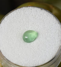 Load image into Gallery viewer, Vanadium Kornerupine Cabochon - High-Dome Pear Shape - Rich Green Color - 1.835 ct.