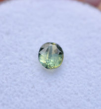 Load image into Gallery viewer, Yellow Kenyan Sapphire with a Vivid Stripe of Royal Blue - 0.82 ct. - Great Overseas Cutting!