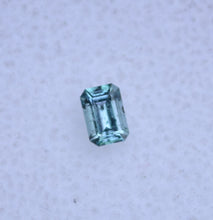Load image into Gallery viewer, Chrome Kornerupine Emerald Cut Gem - Purple and Teal + Salt and Pepper - 0.21 ct.