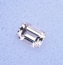 Load image into Gallery viewer, Step-Cut Nigerian Morganite Gem - Great Size and Color! CLEAN! - 0.65 ct.