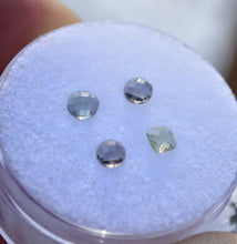 Load image into Gallery viewer, Songea Sapphires Rose Cut Gemstones Set - Four Gems - 1.13 ctw.
