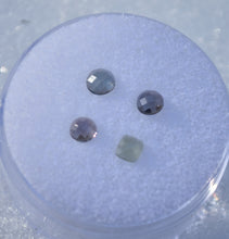 Load image into Gallery viewer, Songea Sapphires Rose Cut Gemstones Set - Four Gems - 1.13 ctw.