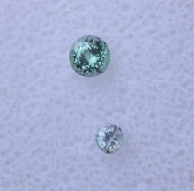 Load image into Gallery viewer, Chrome Kornerupine Round Gems set of Two (2) - 0.34 ctw