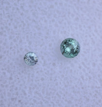 Load image into Gallery viewer, Chrome Kornerupine Round Gems set of Two (2) - 0.34 ctw