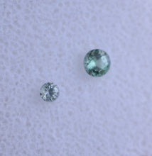 Load image into Gallery viewer, Chrome Kornerupine Round Gems set of Two (2) - 0.34 ctw