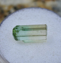 Load image into Gallery viewer, Glorious Bi-Color Seafoam Blue-Green and Yellow Tourmaline Crystal / Facet Rough - 7.03 ct.
