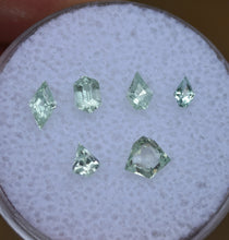 Load image into Gallery viewer, SALE - Vanadium Kornerupine Melee Gems Set - 6 pieces, 1.01 ctw