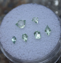 Load image into Gallery viewer, SALE - Vanadium Kornerupine Melee Gems Set - 6 pieces, 1.01 ctw