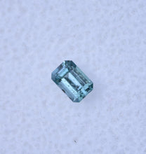 Load image into Gallery viewer, Chrome Kornerupine Emerald Cut Gem - Purple and Teal + Salt and Pepper - 0.21 ct.