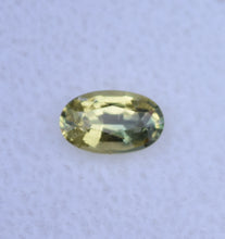 Load image into Gallery viewer, Kenya Yellow Sapphire Oval Gem - With a dash of Blue! - 0.73 ct.