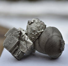 Load image into Gallery viewer, Fantastic Multi-Habit Pyrite Concretion - Port Au Port, Newfoundland, Canada - TOP Quality Miniature / Cabinet Specimen