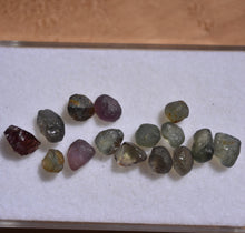 Load image into Gallery viewer, Songea Sapphire Facet Rough - Melee sized - 11.73 ct - 15 pieces
