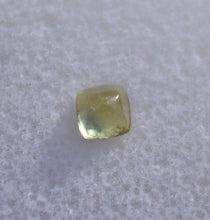 Load image into Gallery viewer, Cute Yellow Sapphire Square Dome Cabochon with a Dash of Blue- Kenya - 0.64 ct.