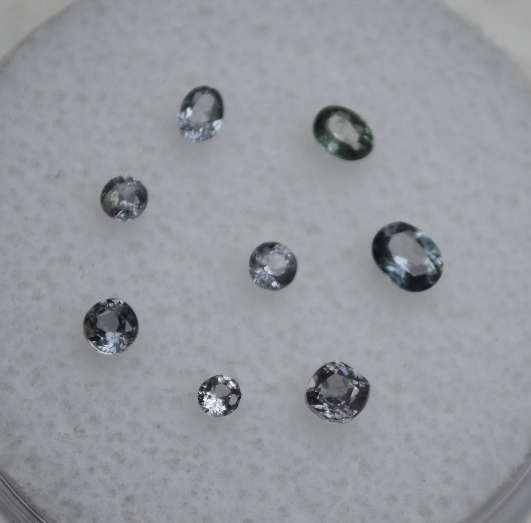 Famous Color Change BLUE Garnet from Bekily, Madagascar - Melee gems - 0.46 ctw.