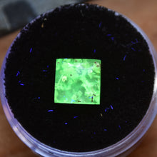 Load image into Gallery viewer, Hyalite Opal Cabochon - Domed Square Shape - Intensely UV Reactive - Dayglow - 1.83 ct.
