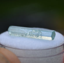 Load image into Gallery viewer, Sawtooth Idaho Aquamarine - Double Terminated Gemmy Crystal Thumbnail Specimen - 0.73 grams

