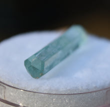 Load image into Gallery viewer, Sawtooth Idaho Aquamarine - Double Terminated Gemmy Crystal Thumbnail Specimen - 0.73 grams
