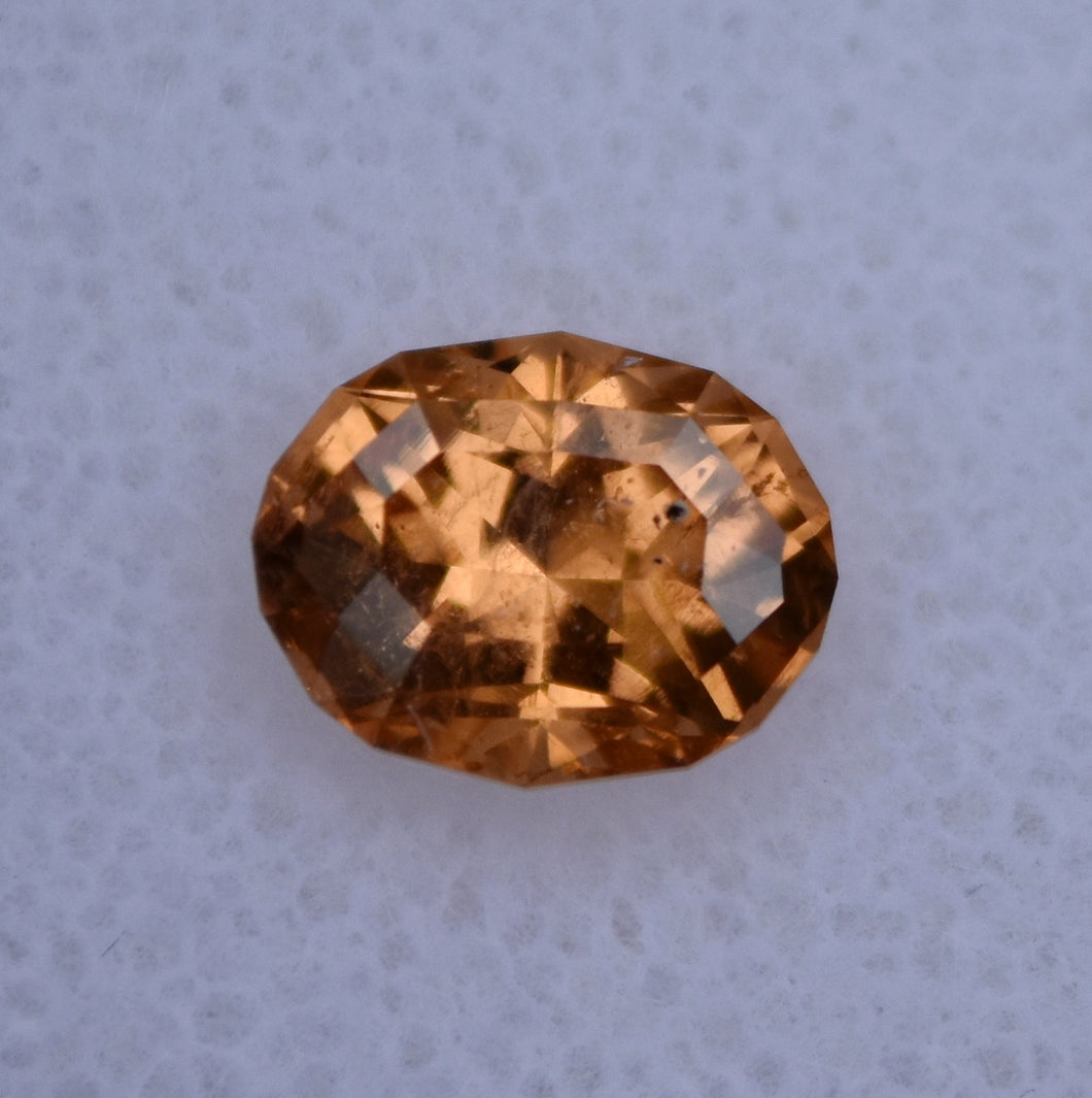 Jeffrey Mine Hessonite Garnet Gemstone - Quebec, Canada 1.69 ct. - Custom Design by Scott Maier