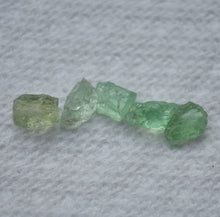 Load image into Gallery viewer, Vanadium Kornerupine Facet Rough - Good Clean Pieces - VERY Rare Treat - 5 Pieces; 12.19 ctw.
