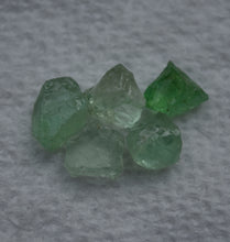 Load image into Gallery viewer, Vanadium Kornerupine Facet Rough - Good Clean Pieces - VERY Rare Treat - 5 Pieces - 11.98 ct.
