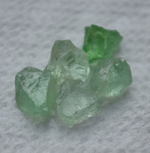 Load image into Gallery viewer, Vanadium Kornerupine Facet Rough - Good Clean Pieces - VERY Rare Treat - 5 Pieces - 11.98 ct.
