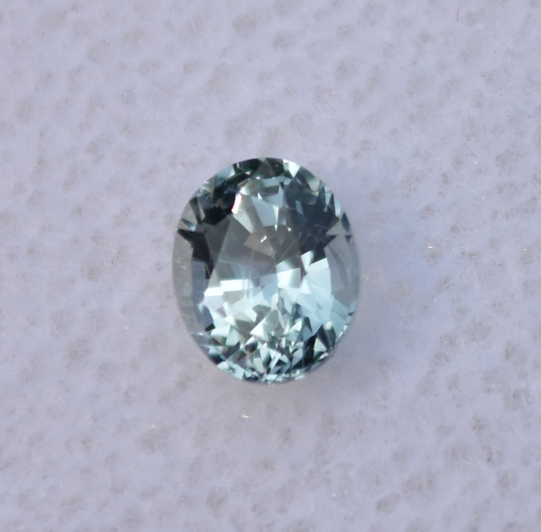 A Shifty Little Montana Sapphire - Clean, and light in color - Has Purple, Green, Blue, and Colorless Moods - 0.63 ct.