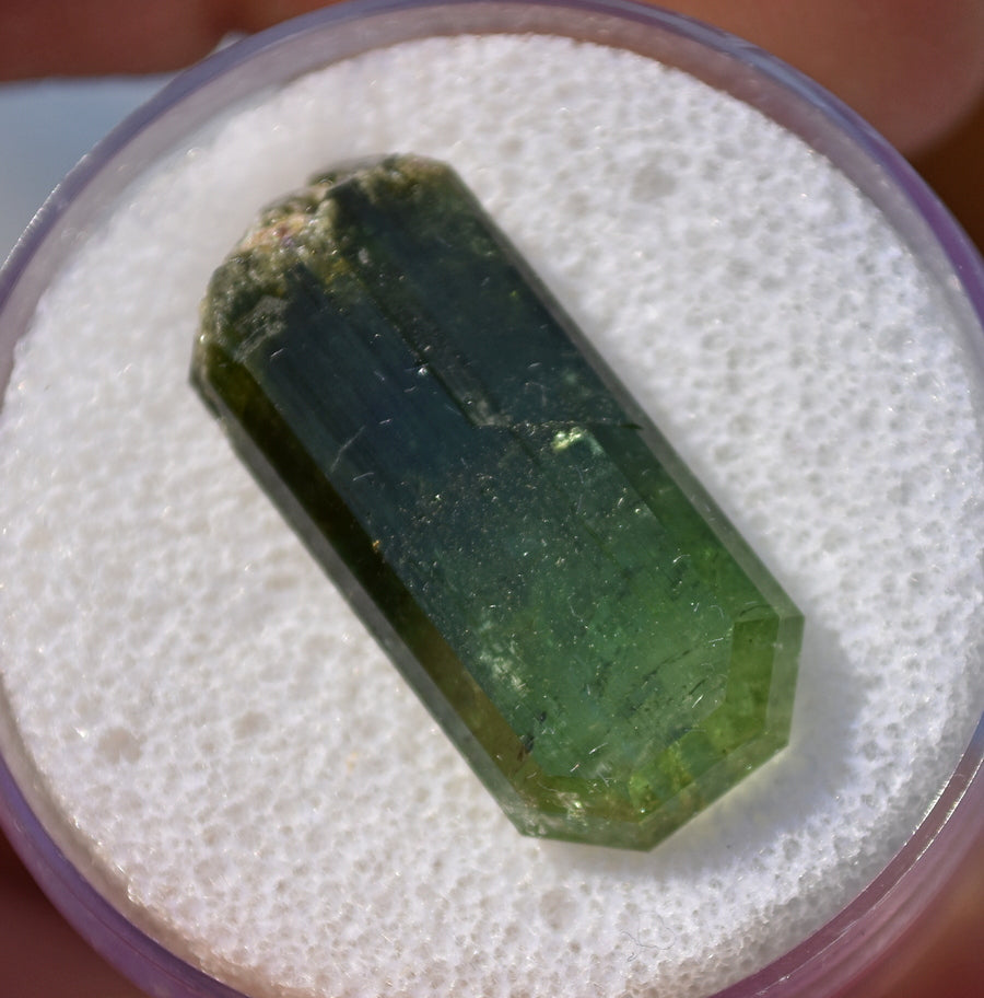 XL Maine Tourmaline Hybrid Natural / Faceted Gemstone - Unique Specimen, or Ready for Jewelry - 21+ct.
