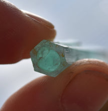 Load image into Gallery viewer, Vanadium Beryl / Emerald Crystal Specimen - Terminated WITH a Sidecar Crystal - *2025 Find* - 9.52 Grams
