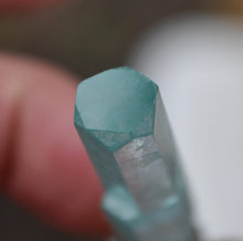 Load image into Gallery viewer, Vanadium Beryl / Emerald Crystal Specimen - Terminated WITH a Sidecar Crystal - *2025 Find* - 9.52 Grams
