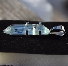 Load image into Gallery viewer, Aquamarine and Alexandrite Pendant in Sterling Silver
